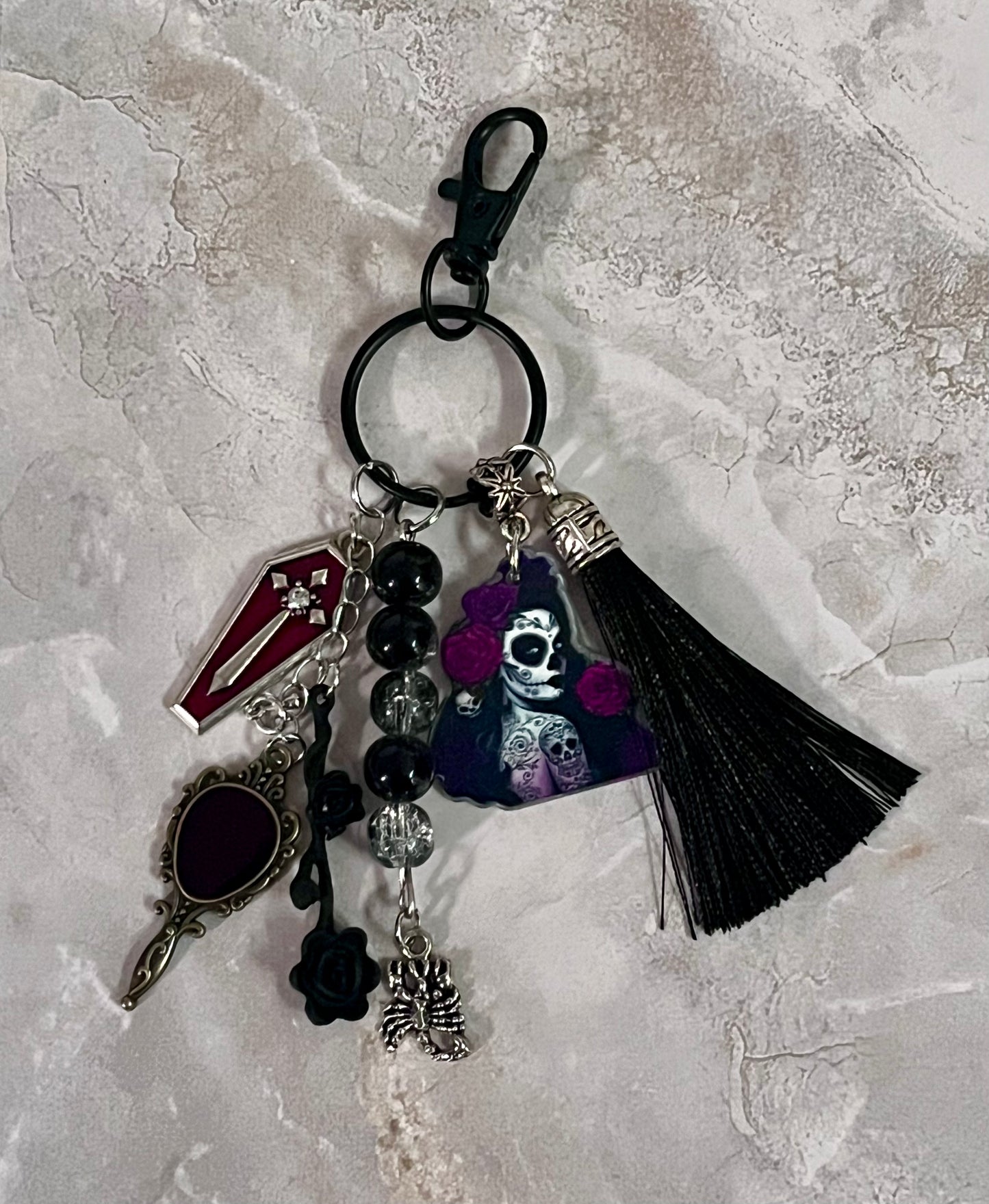 Dia De Los Muertos Keychain